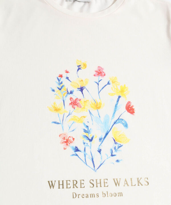 Camiseta Estampada Cuello Redondo Para Mujer Curvy