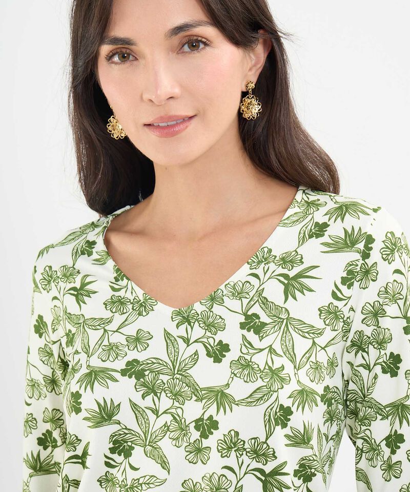 Camiseta Manga Larga Estampada