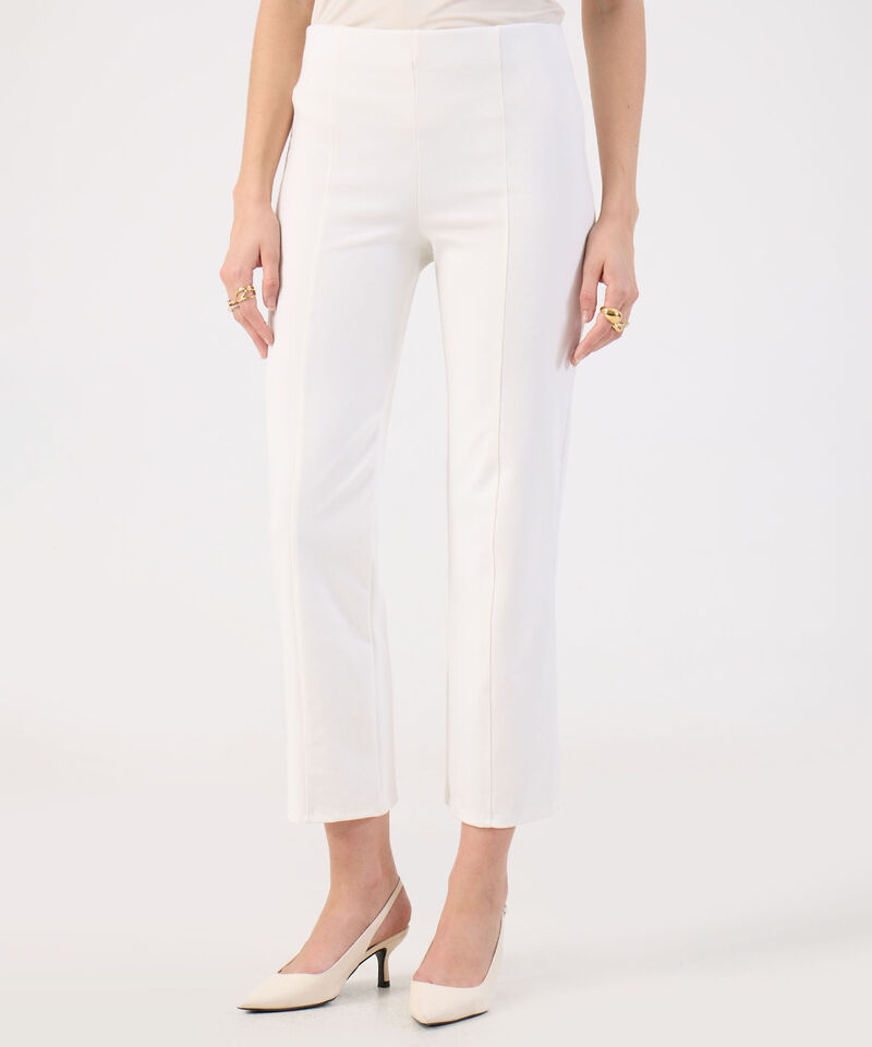 Pantal&oacute;n Para Mujer Tobillero Liso Pretina Ancha