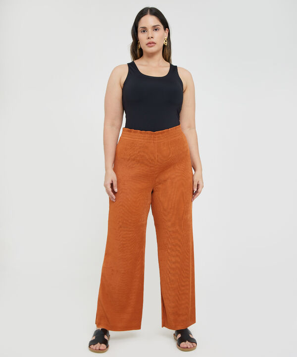 Pantalón Paper Bag Con Pretina Resortada