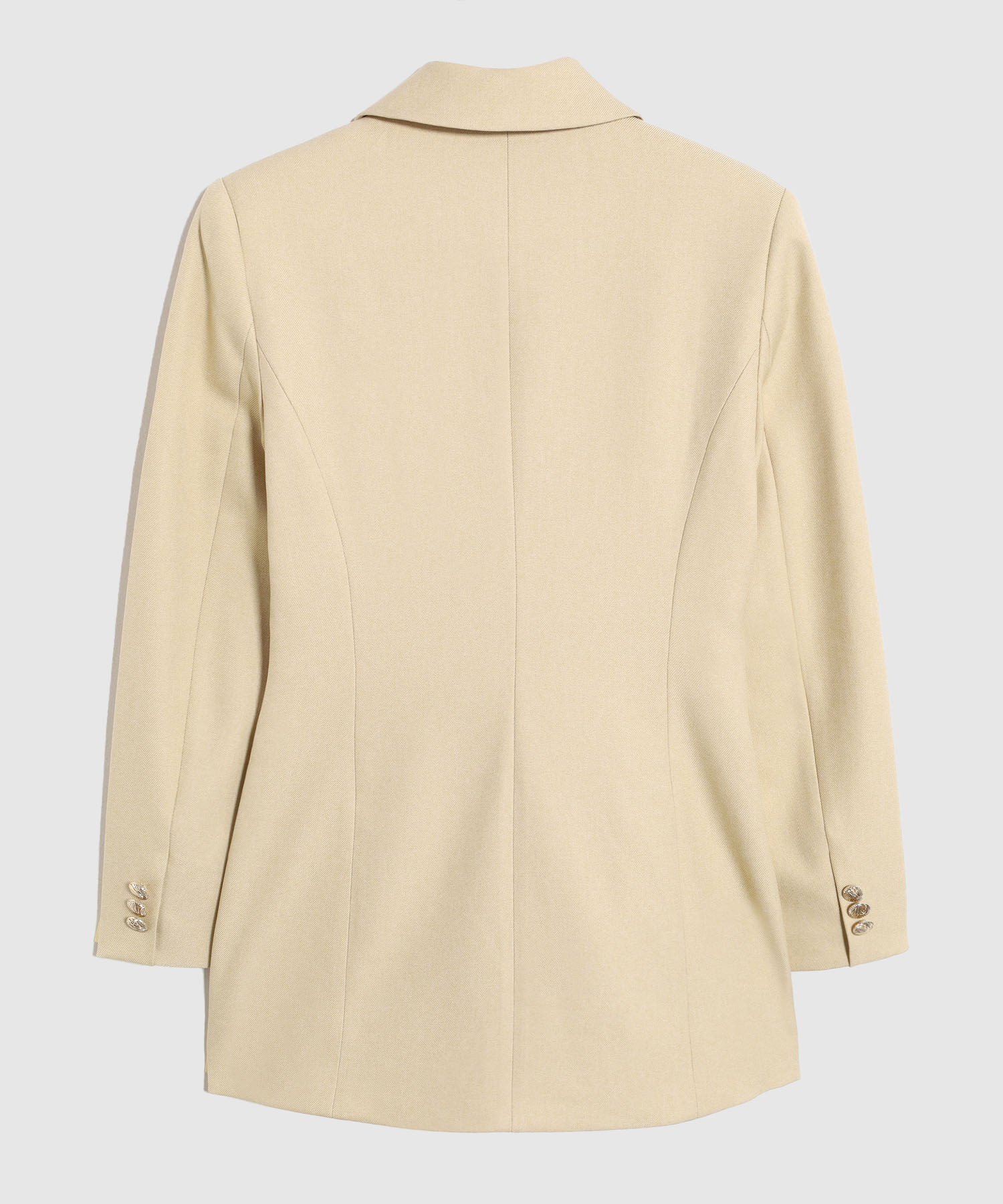 Blazer Doble Botonadura Y Solapa Para Mujer