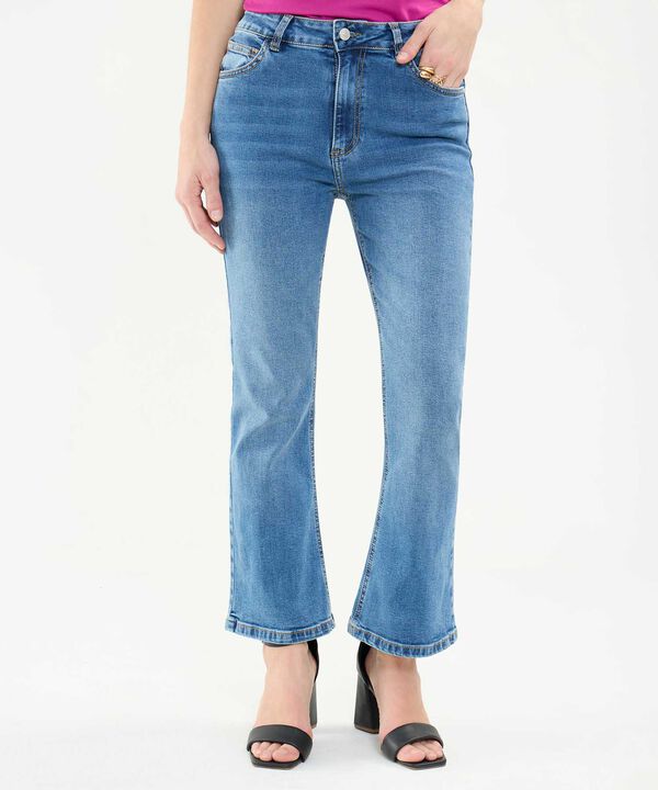 Jeans Cropped Flare image number null