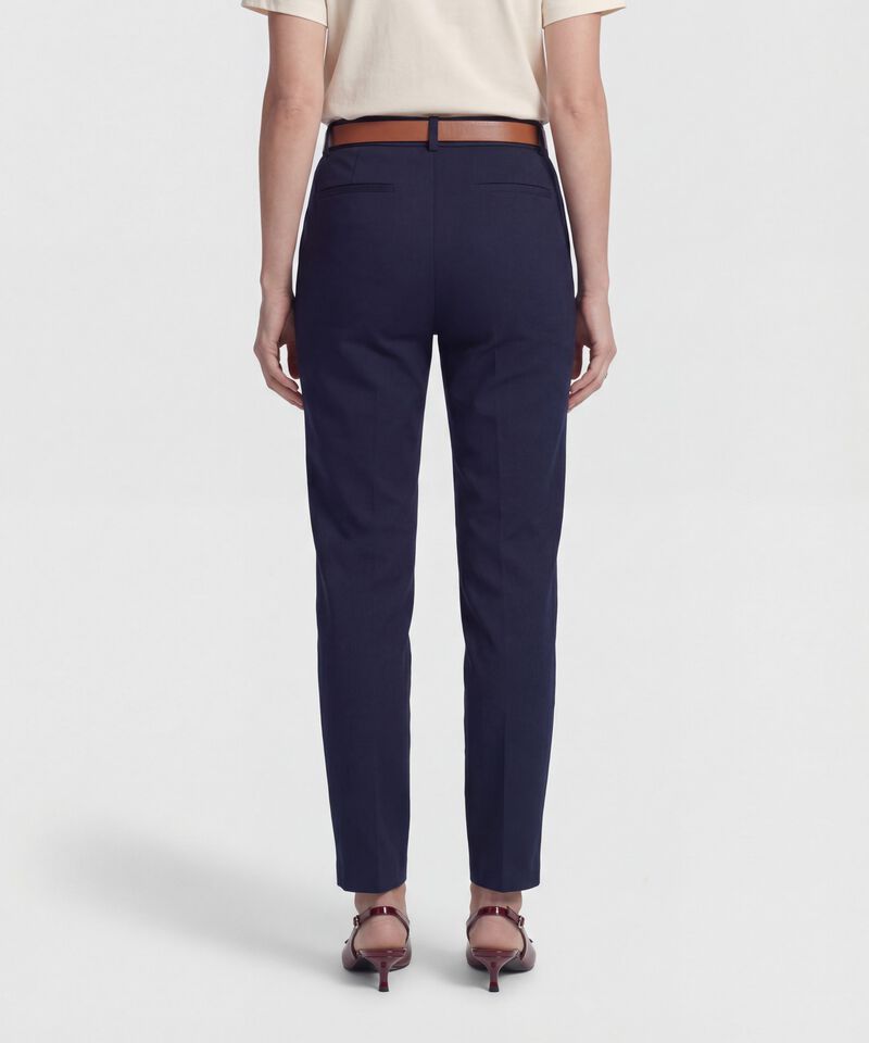 Pantal&oacute;n Unicolor Tipo Chino Para Mujer