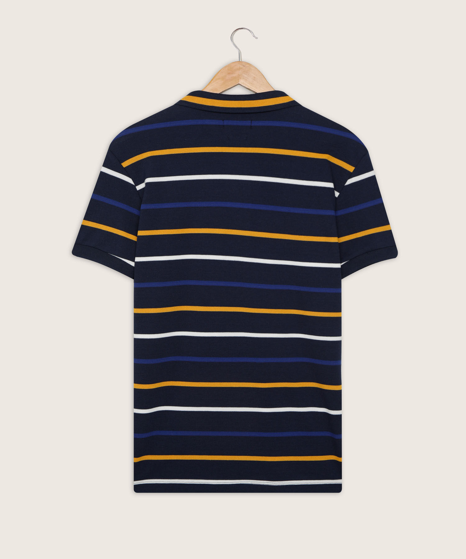 Polo Cuello Y Puño Tejido