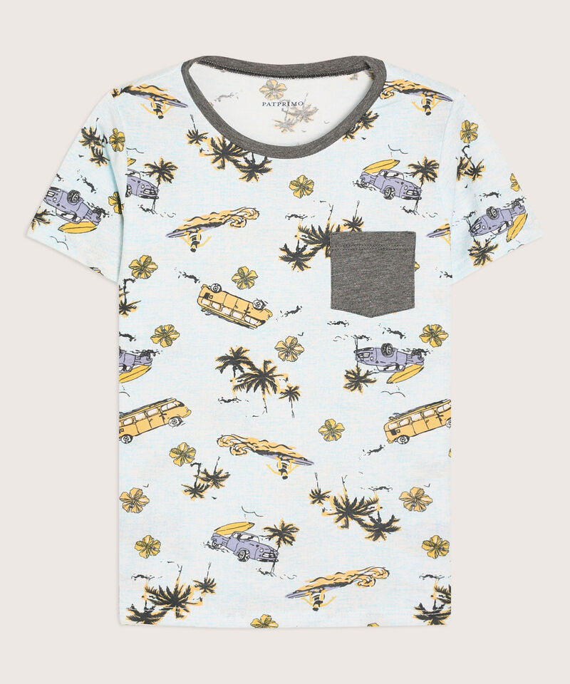 Pijama Camiseta Estampada