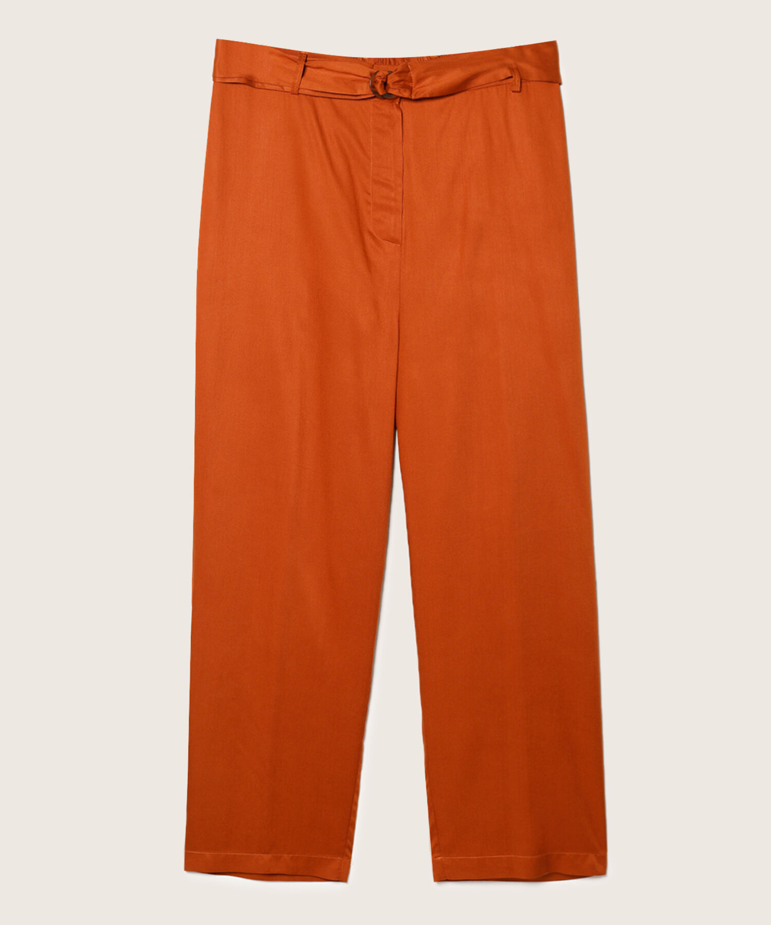 Pantalón Tipo Jogger Con Cinturón En La Misma Tela