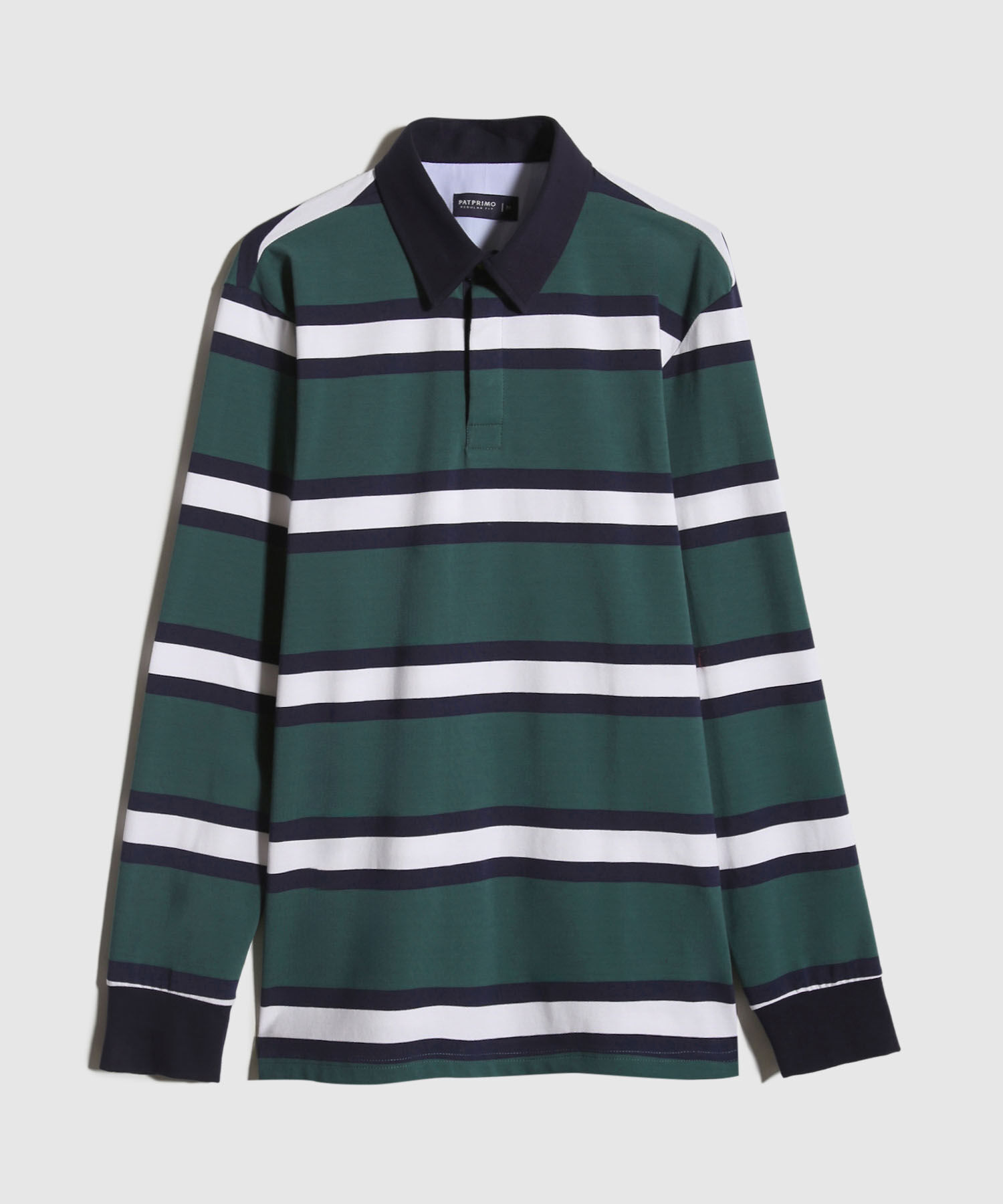 Polo Manga Larga Preteñida