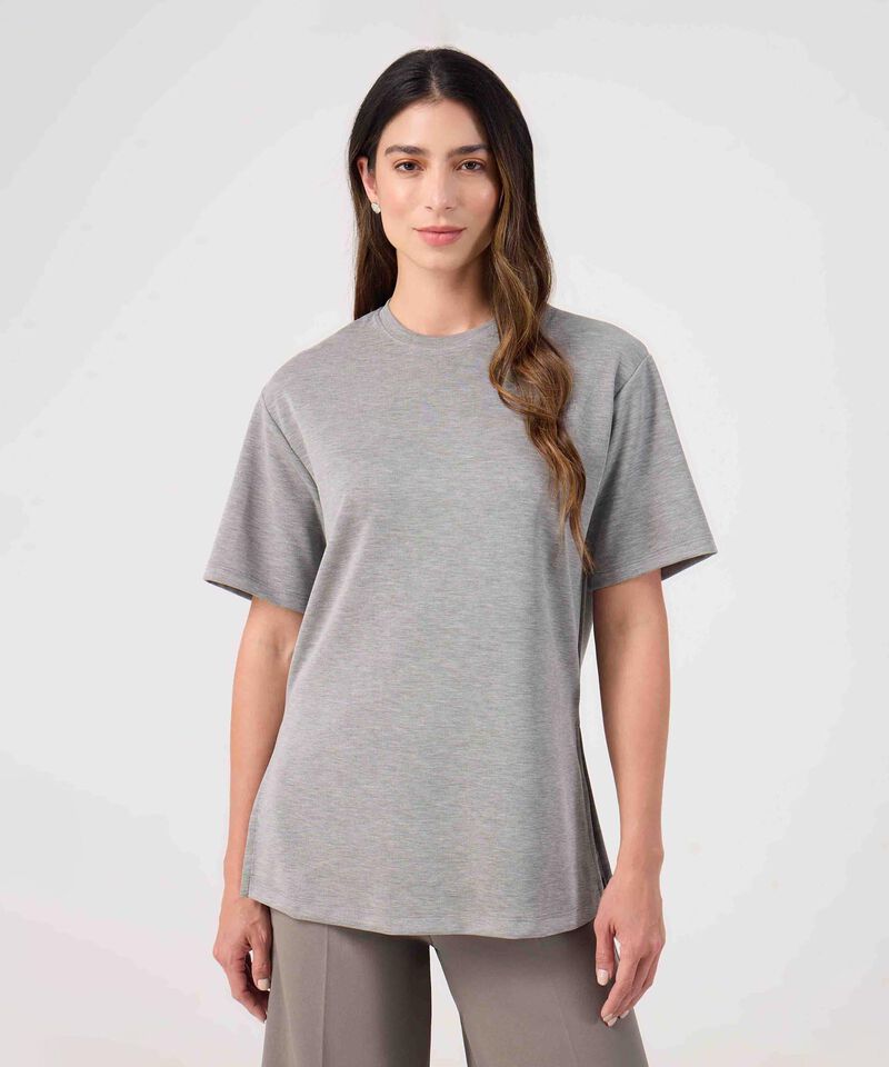 Camiseta holgada unicolor 