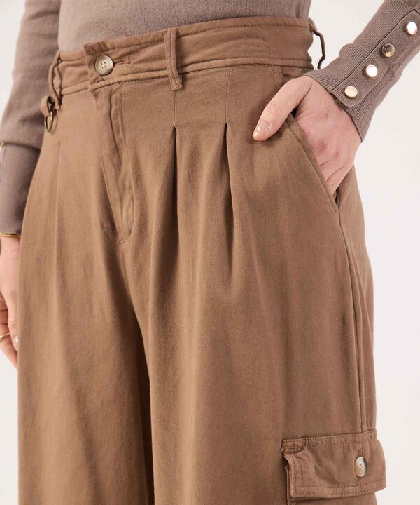 Pantalon Cargo Unicolor  image number null