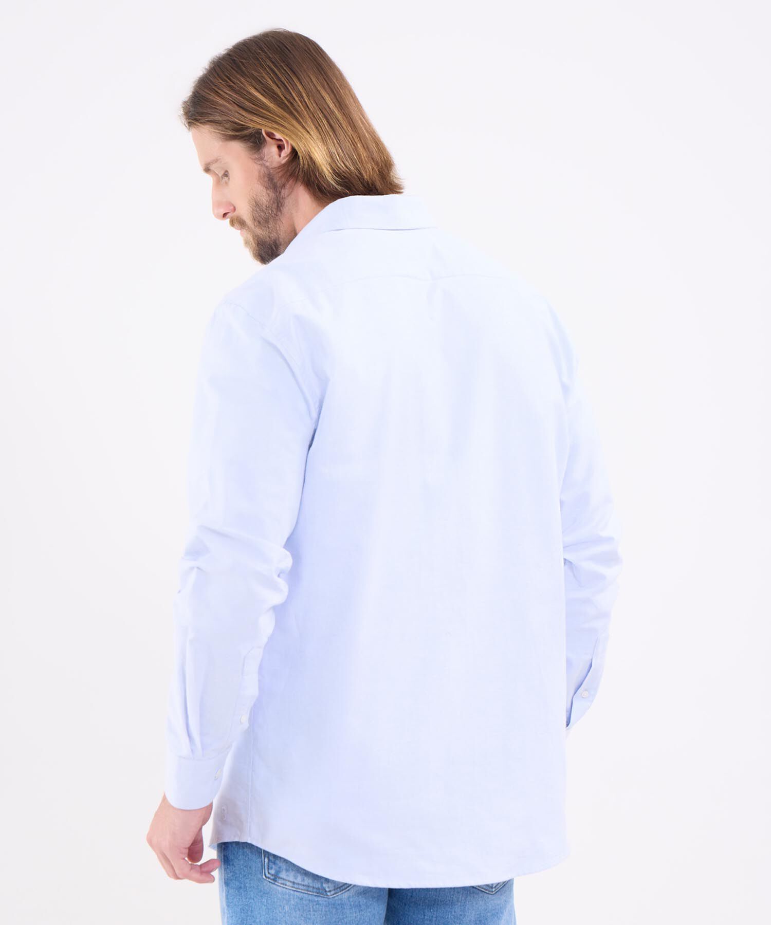 Camisa Oxford Regular Fit Para Hombre