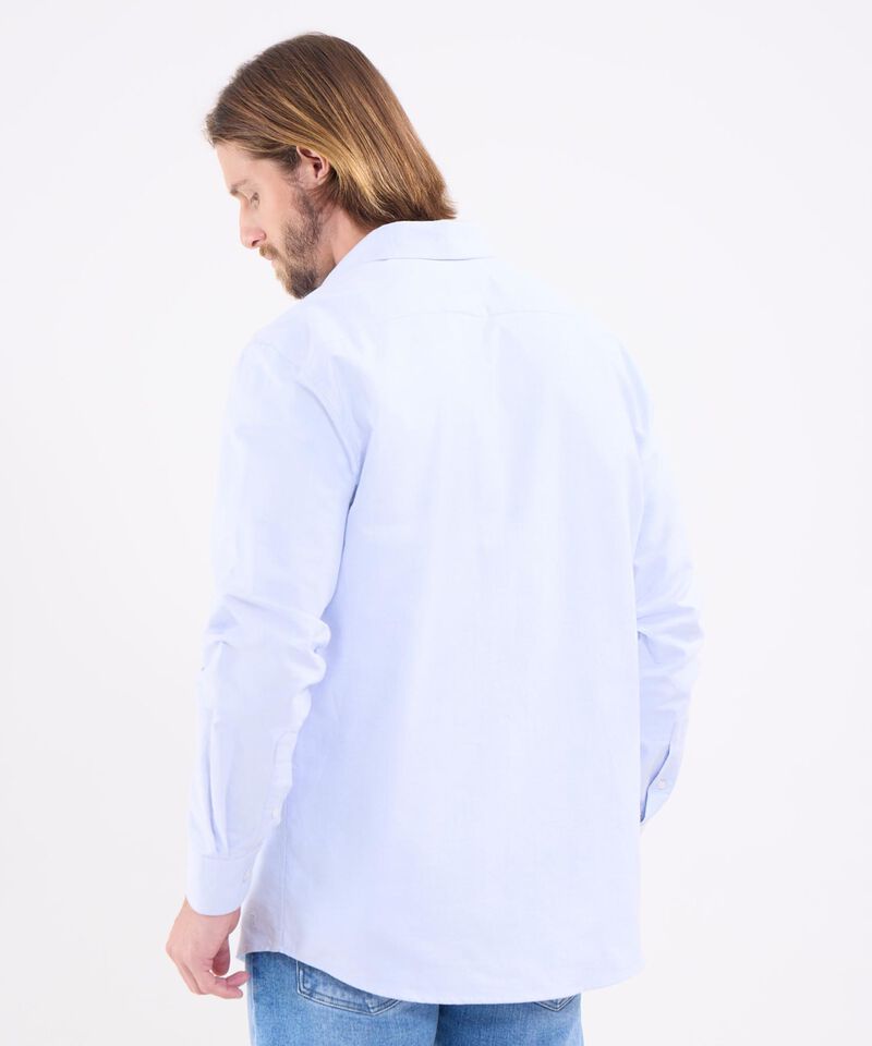 Camisa Oxford Regular Fit Para Hombre