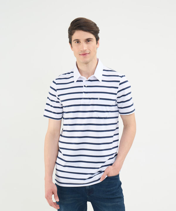 Polo Cuello Duro con Franjas image number null