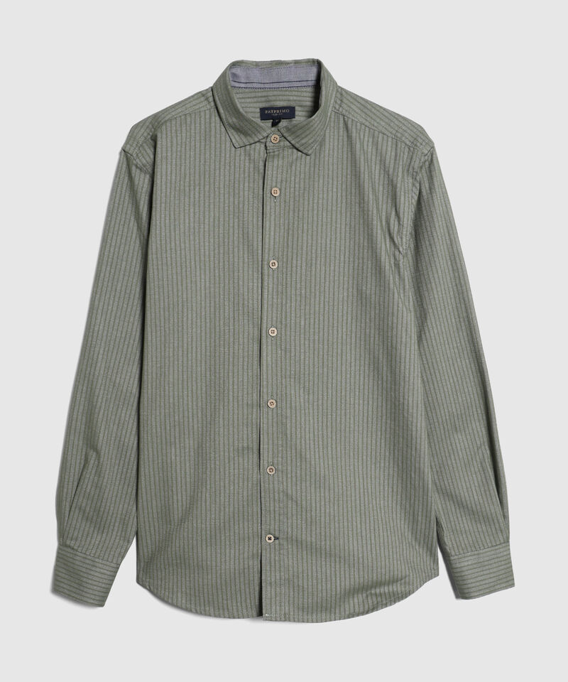 Camisa Manga Larga Preteñida