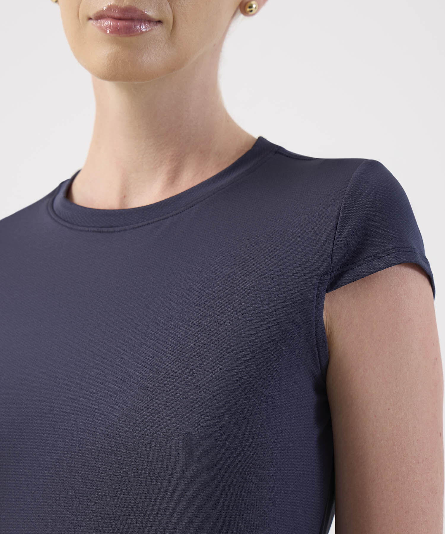 Camiseta Mc Cuello Redondo Manga Casquito