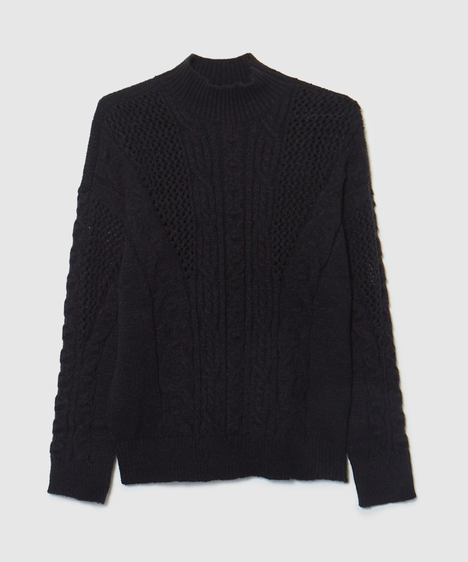 Saco Cuello Alto Tejido