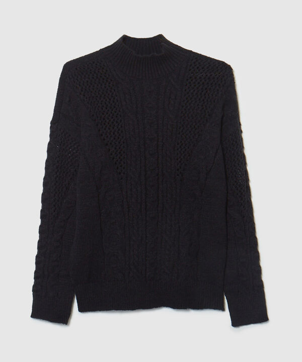 Saco Cuello Alto Tejido