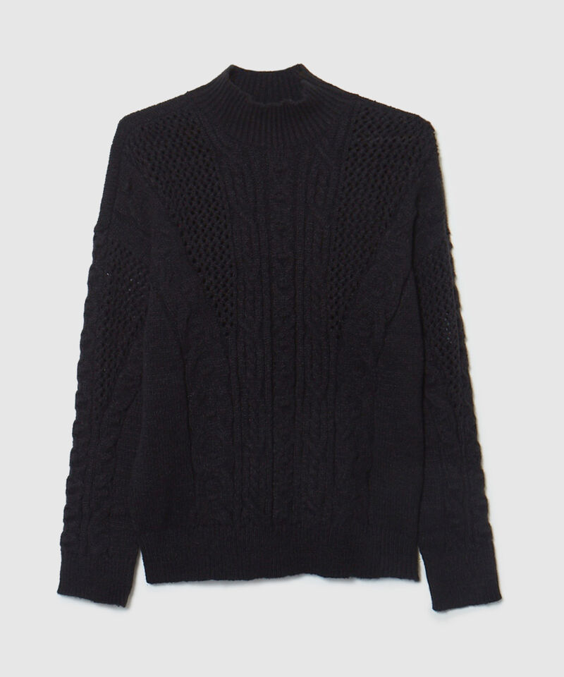 Saco Cuello Alto Tejido
