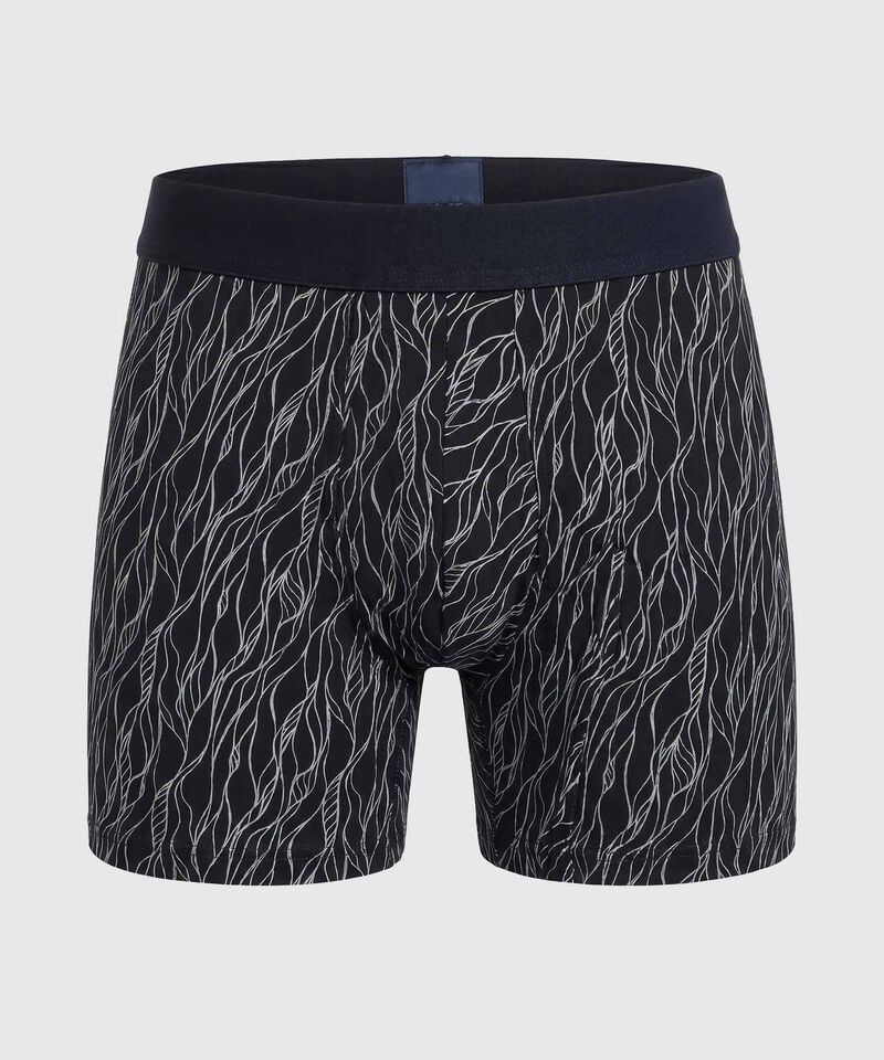 B&oacute;xer Medio Con Estampado Para Hombre