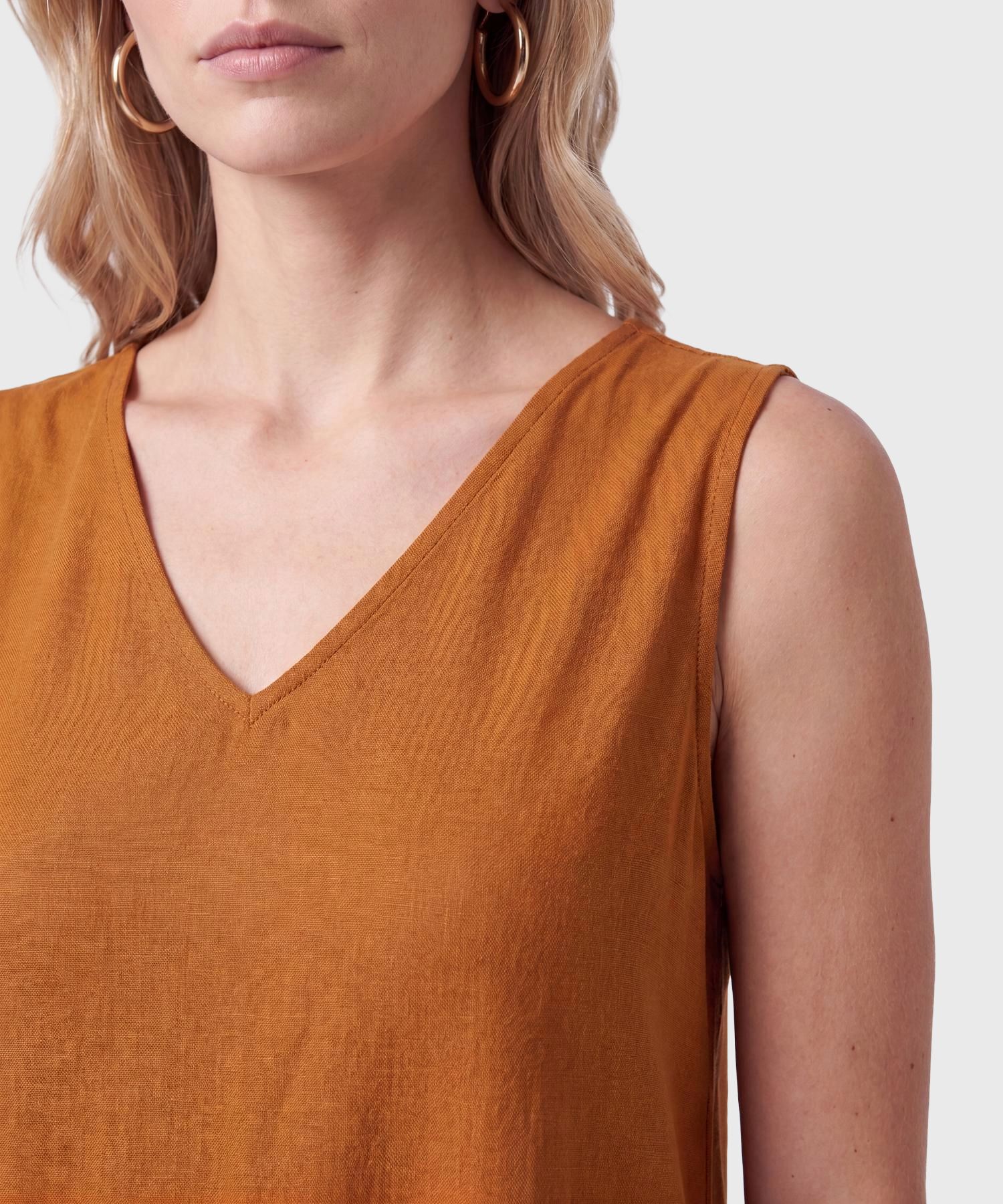 Vestido Casual Con Escote En V Para Mujer