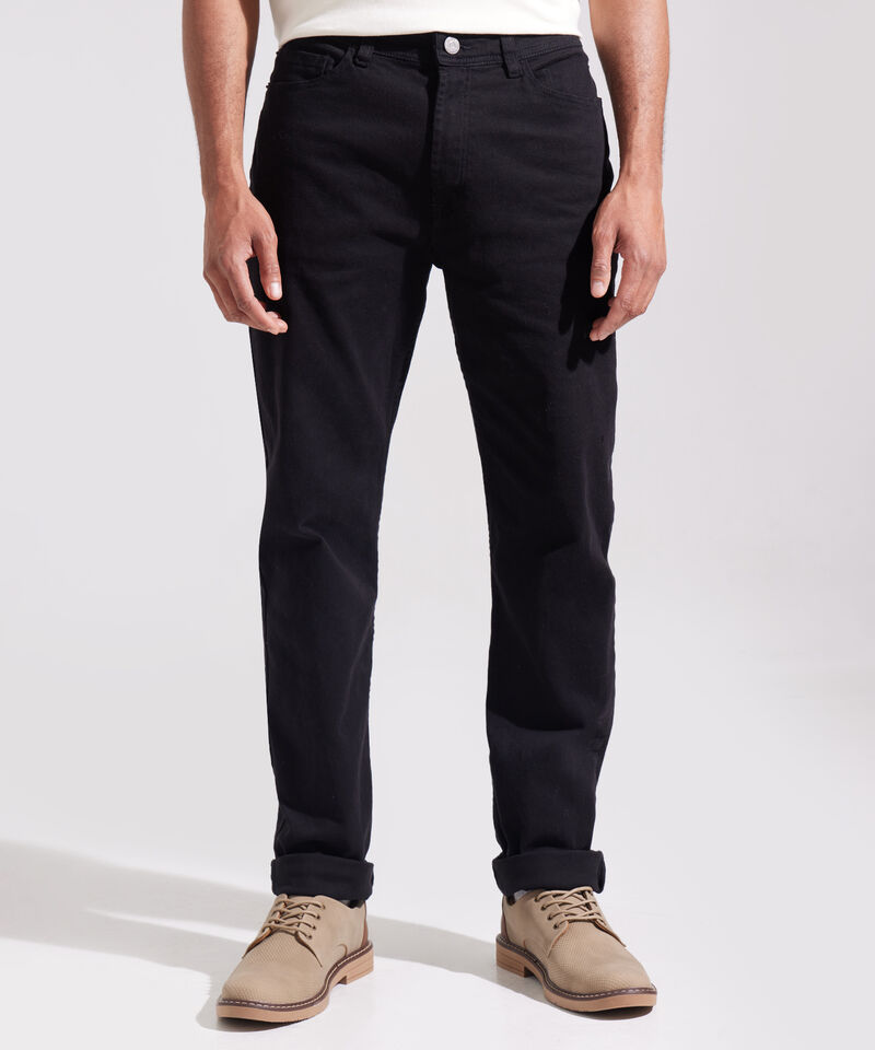 Pantalón 5 Bolsillos Color Negro