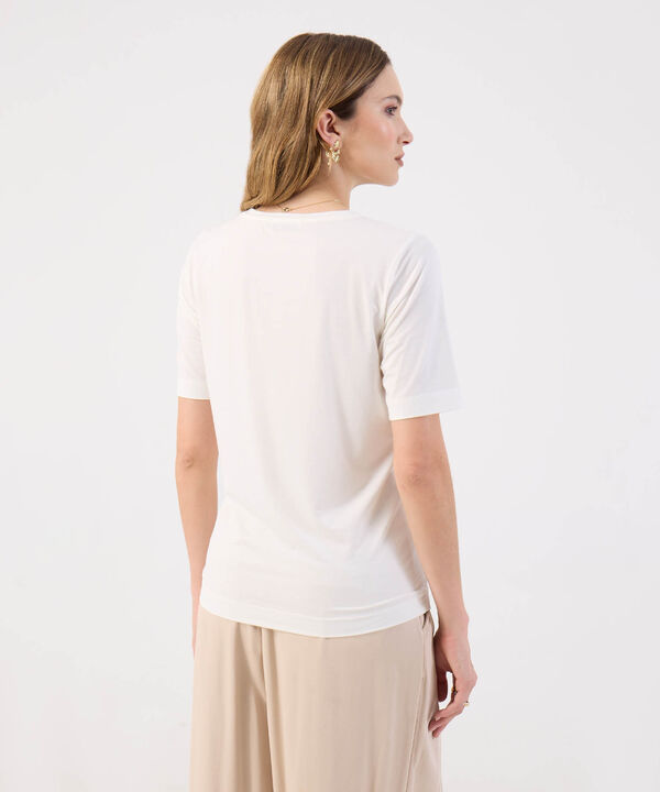 Camiseta Para Mujer Estampado Botánico