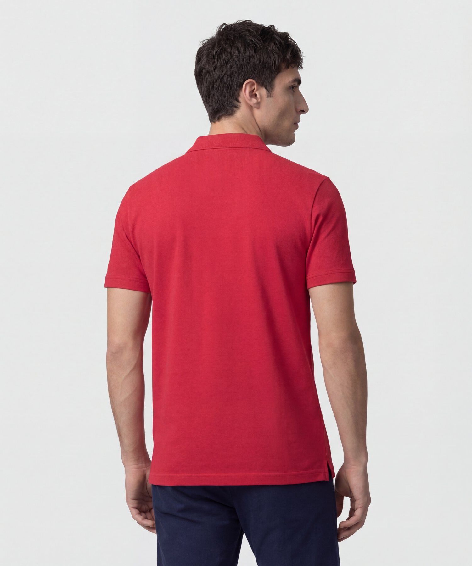Polo Unicolor Con Bolsillo 