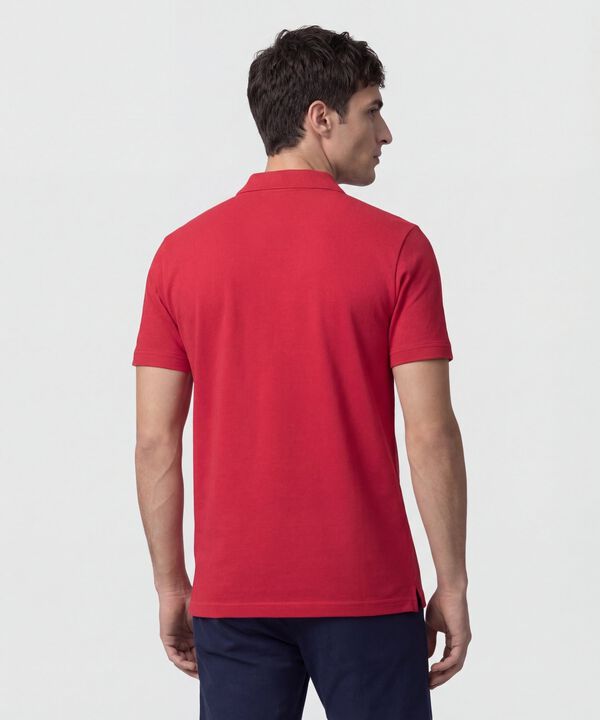 Polo Unicolor Con Bolsillo 