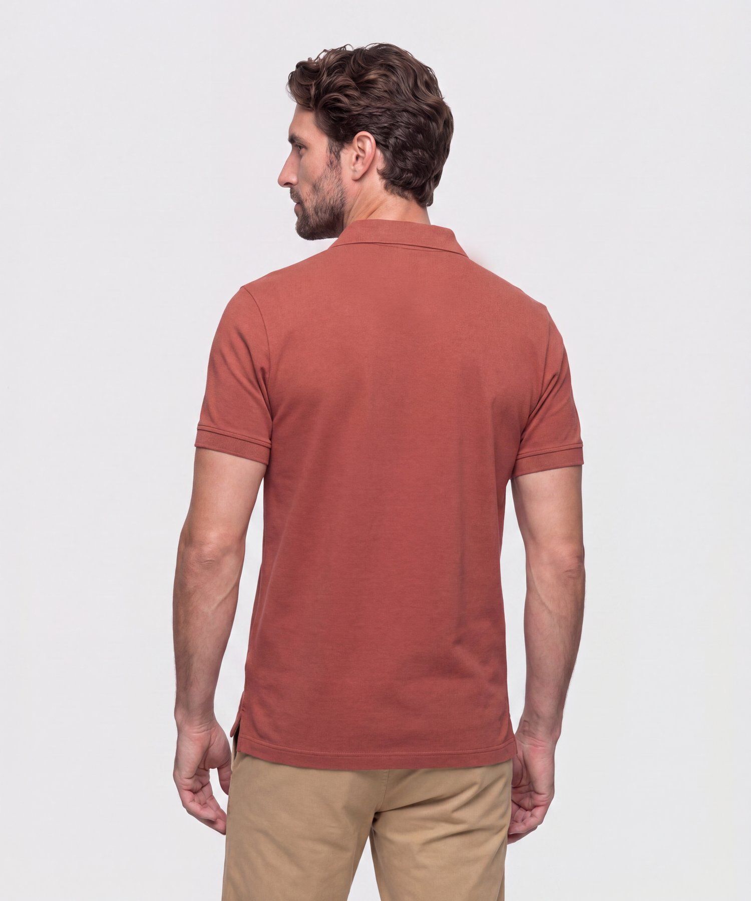 Polo con Bordado Para Hombre
