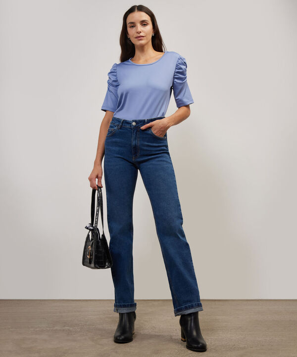 Jean Straight Tono Azul  Oscuro image number null