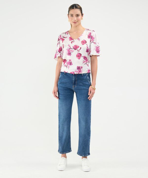 Jeans Straight Tono Medio image number null