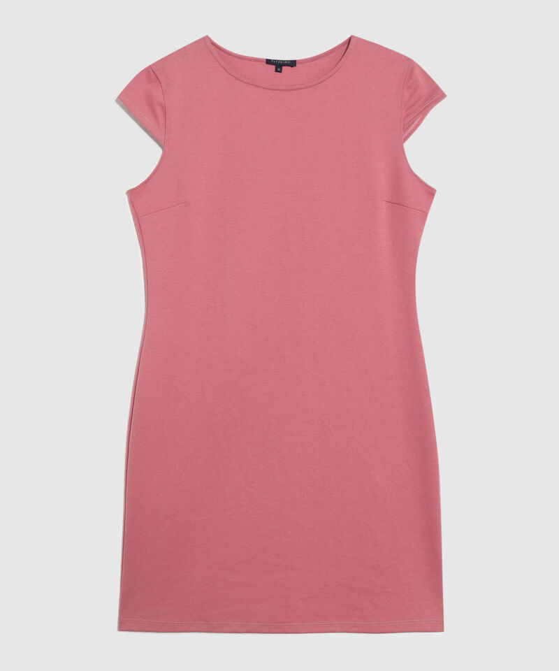 Vestido Ajustado De Manga Corta Mujer
