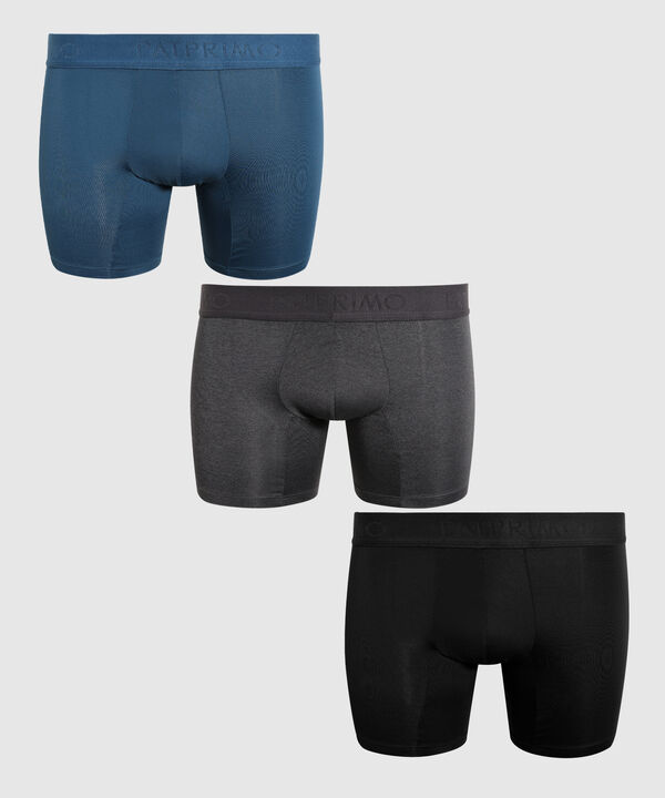 Pack X3 Boxer Medio Unicolor