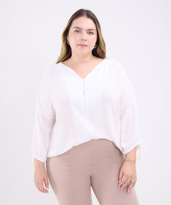 Blusa Manga ¾ Escotada image number null