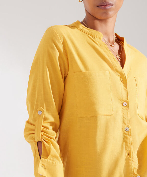 Blusa Manga ¾ en Lino image number null