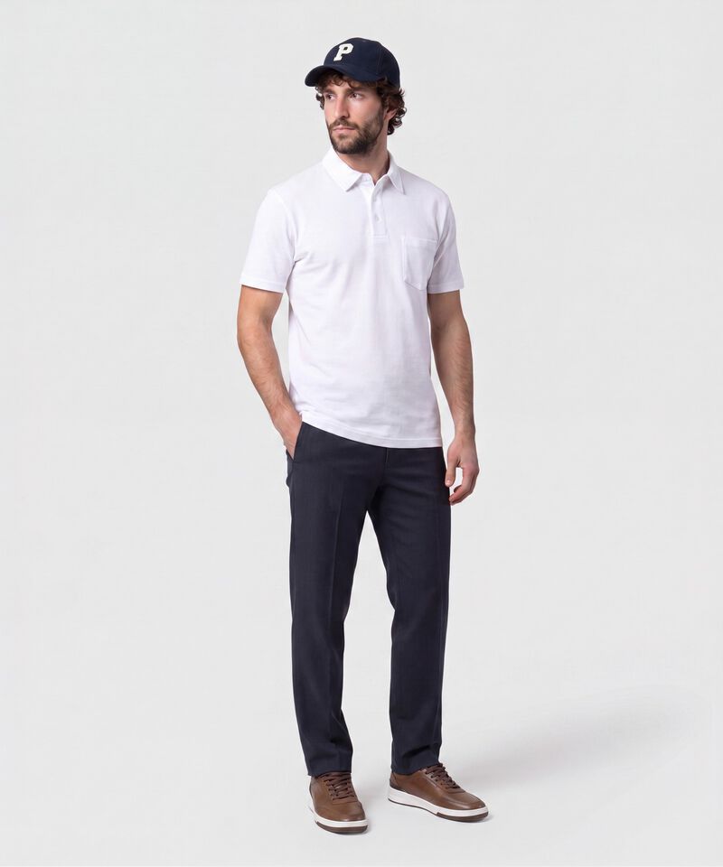 Polo Con Bolsillo De Parche Para Hombre
