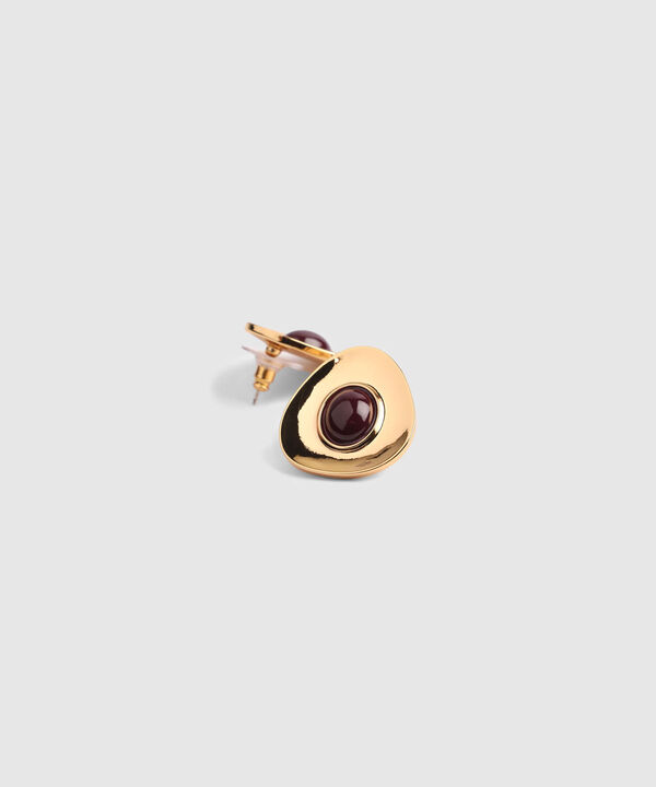 Aretes Dorados Con Detalle image number null