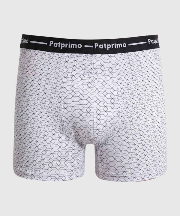 B&oacute;xer Medio Con Microestampado Para Hombre image number null