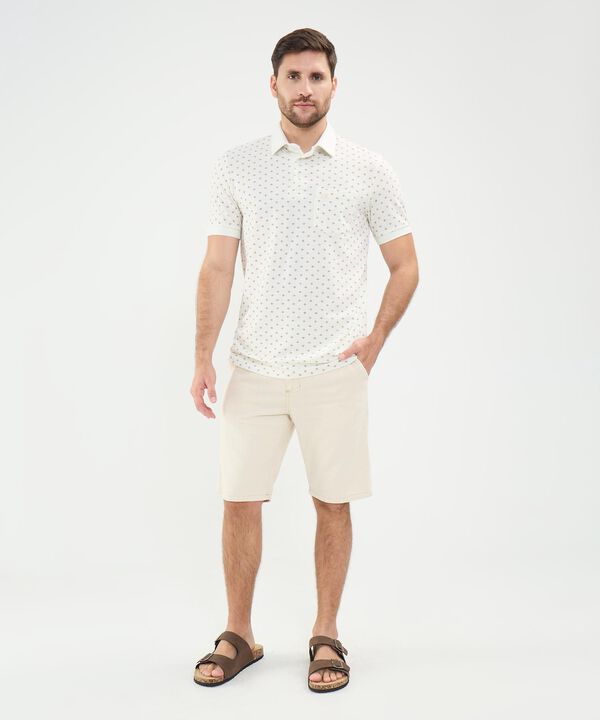 Polo Estampado de Rombos