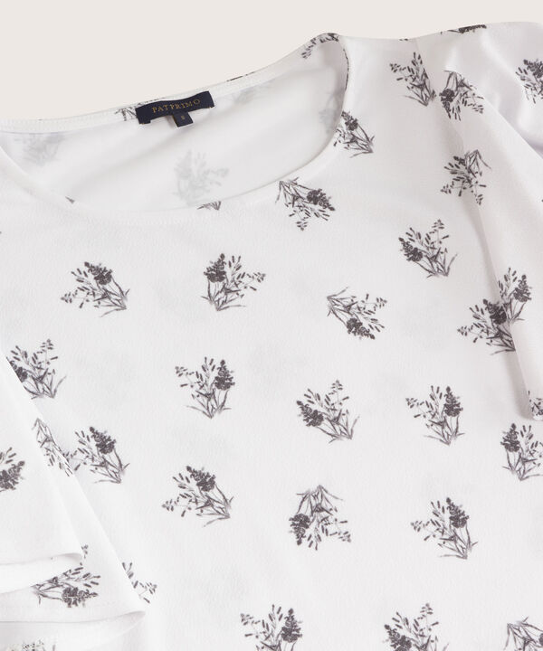 Camiseta Estampada Cuello Redondo