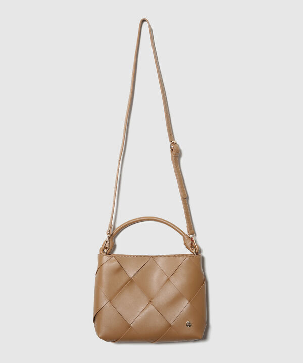 Bolso de Mano en Efecto Cuero image number null