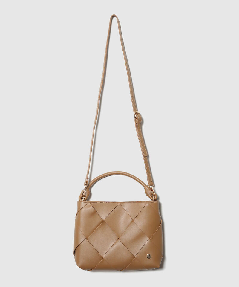 Bolso de Mano en Efecto Cuero
