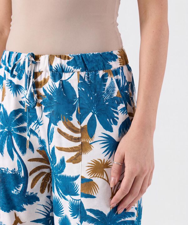 Bermuda Con Cintura El&aacute;stica Mujer