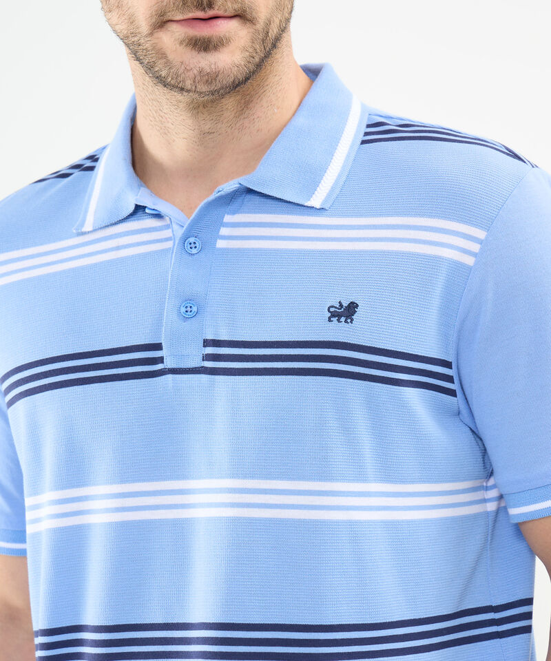 Polo Tejida con Franjas