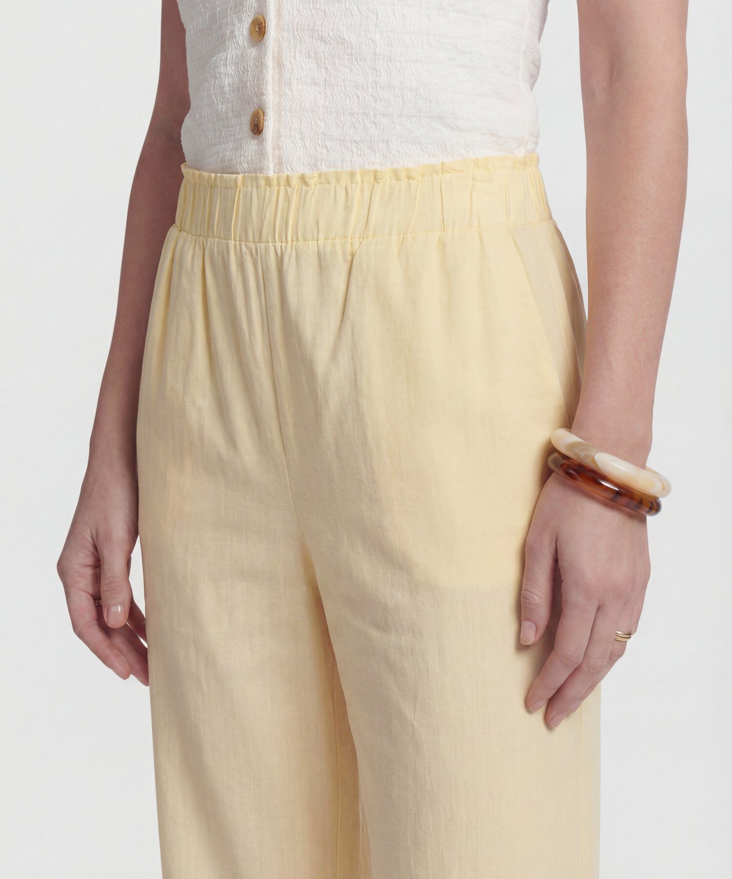 Pantal&oacute;n Fluido con Cintura El&aacute;stica para Mujer