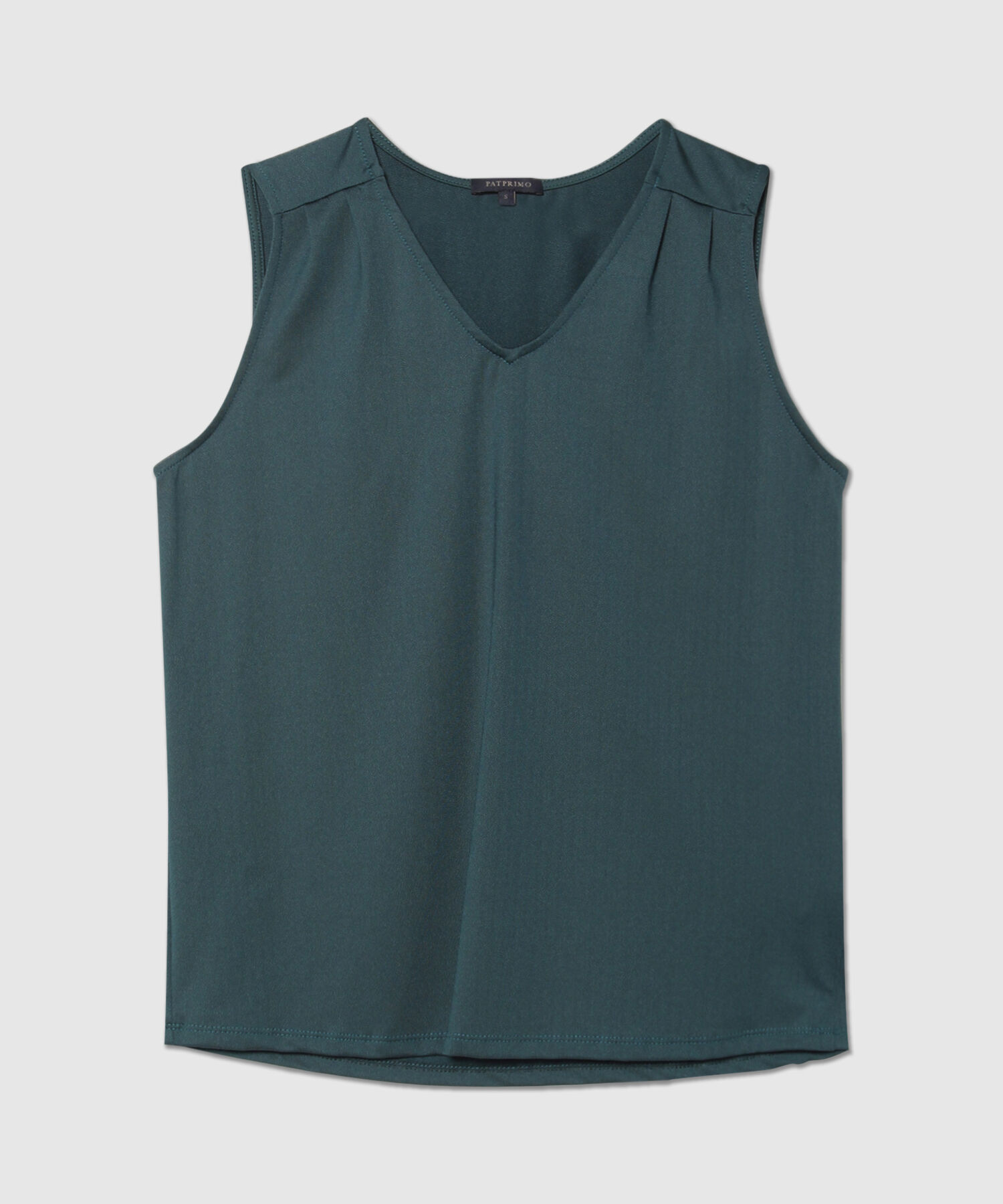 Camiseta Manga Sisa con Escote en V