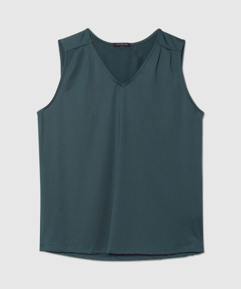 Camiseta Manga Sisa con Escote en V