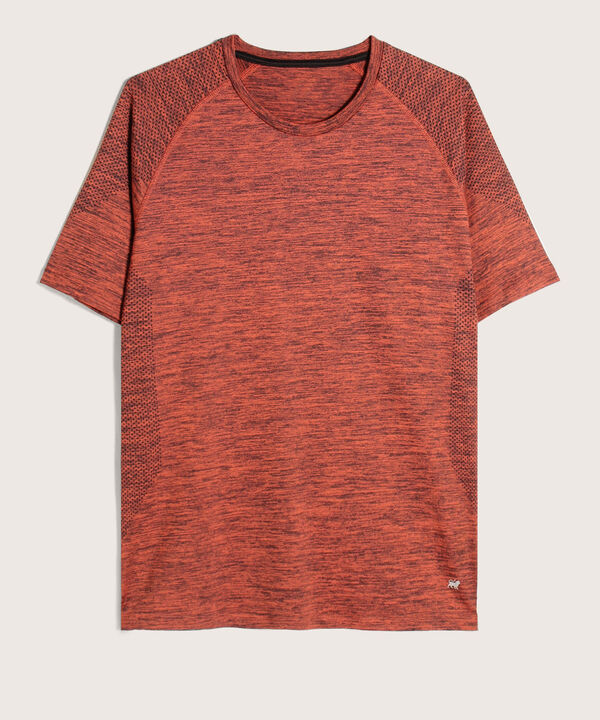 Camiseta Manga Corta Ranglan, Cuello Redondo, Textura Jaspe Sublimada image number null