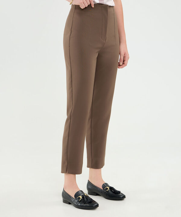 Pantalon Tiro Alto Para Mujer image number null