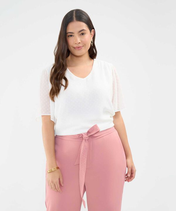 Blusa Escote en V image number null