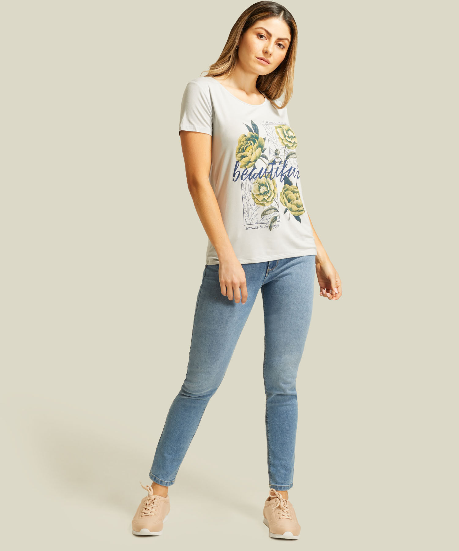 Camiseta Estampada Manga Corta